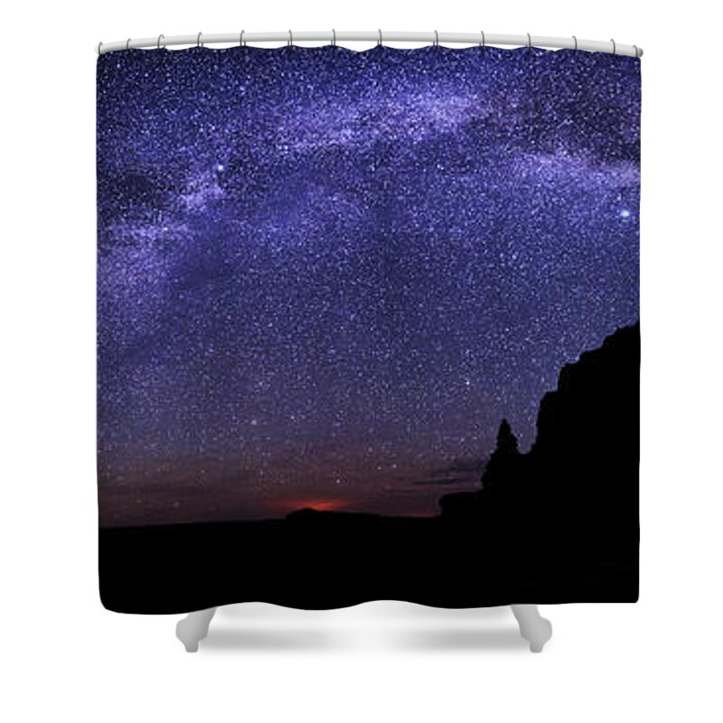 Celestial Arch Shower Curtain featuring the photograph Celestial Arch by Chad Dutson