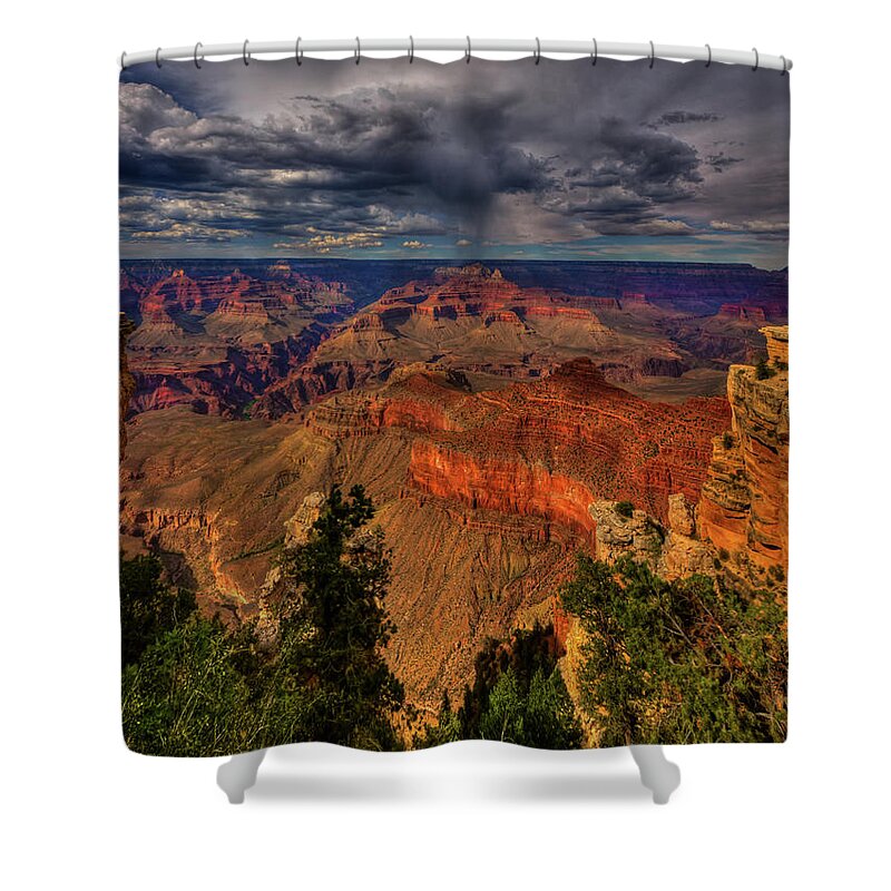 Grand Canyon Shower Curtain featuring the photograph Center Stage by Beth Sargent