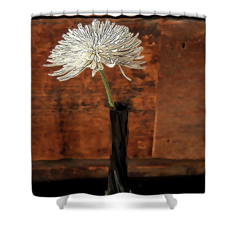 Flower Shower Curtain featuring the photograph Centerpiece by Terri Harper