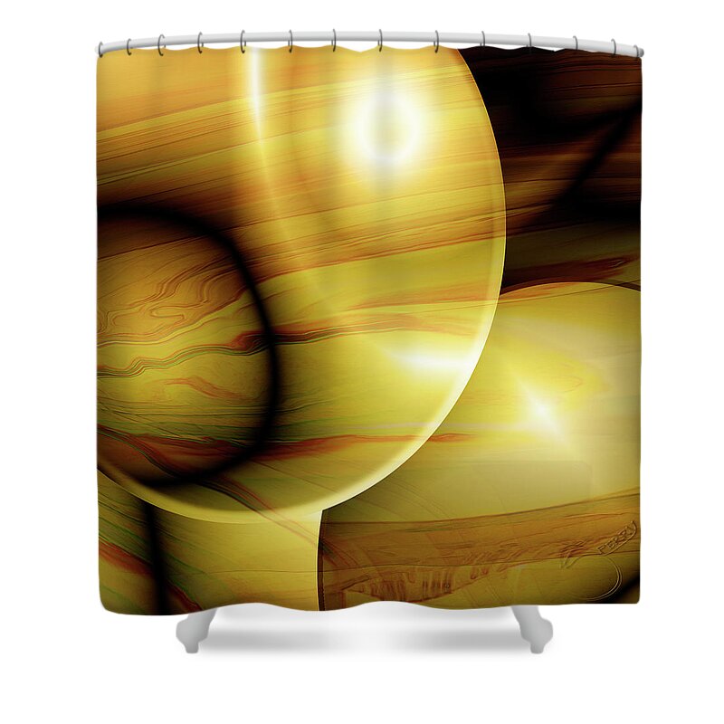  Shower Curtain featuring the digital art Certification Kayla 03 by Steve Sperry