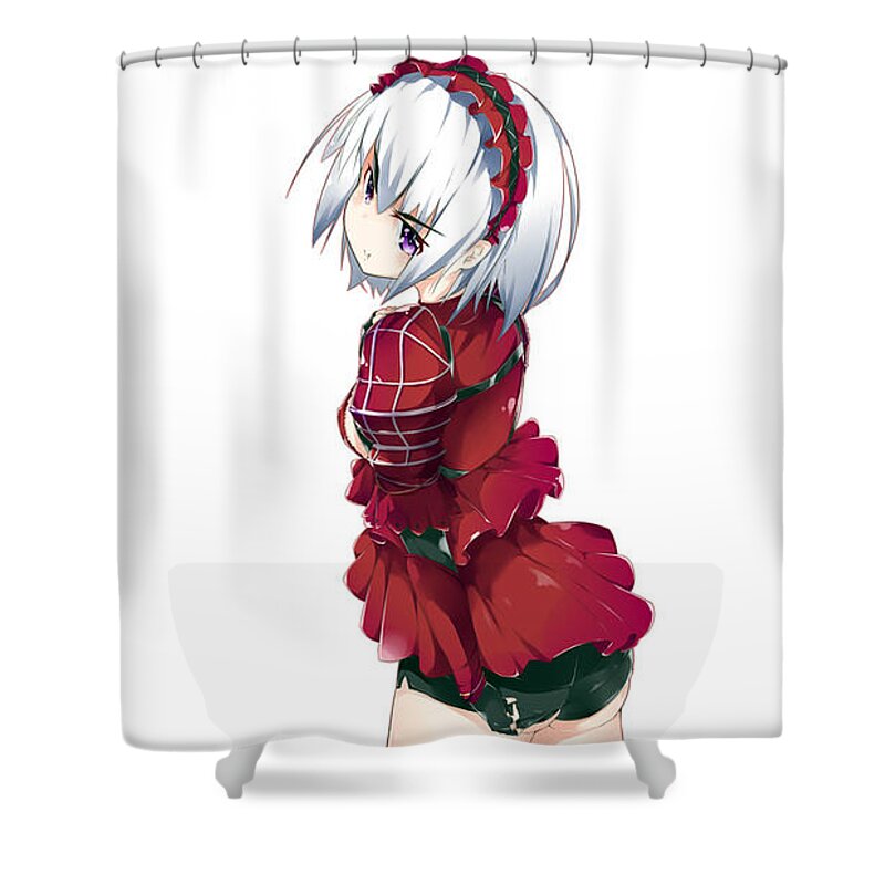 Chaika -the Coffin Princess- Shower Curtain featuring the digital art Chaika -The Coffin Princess- by Super Lovely