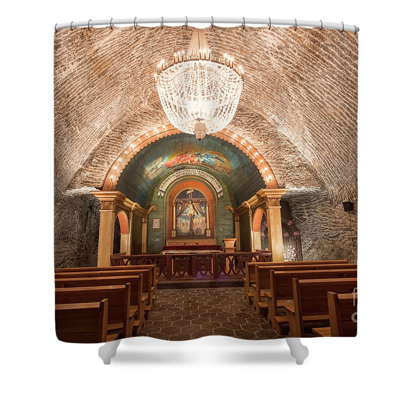 Arch Shower Curtain featuring the photograph Chapel by Juli Scalzi