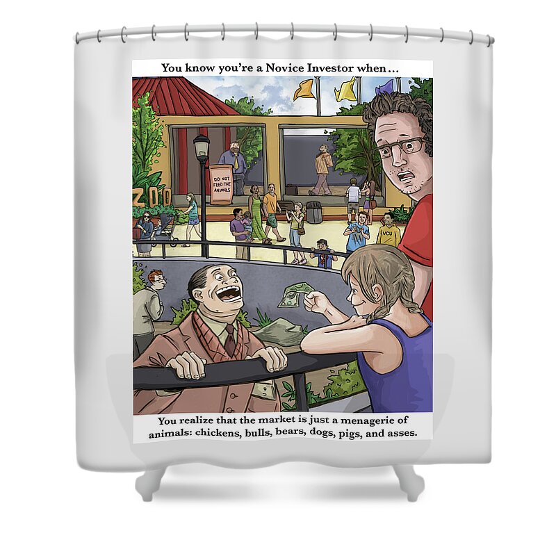 Illustration Shower Curtain featuring the digital art Chapter 10 by Mark Slauter