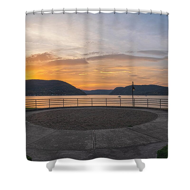 Nikon D850 Shower Curtain featuring the photograph Charles Point Park Panorama by Angelo Marcialis