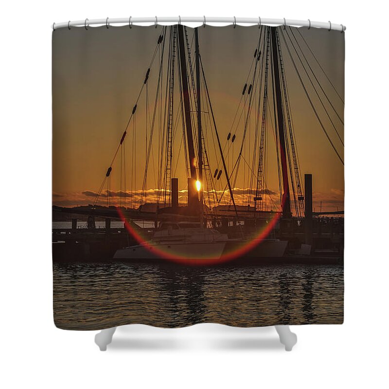 Charleston Shower Curtain featuring the photograph Charleston Sunrise by Jimmy McDonald