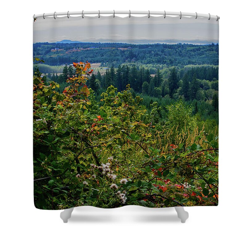 Chehalis Shower Curtain featuring the photograph Chehalis Lookout by Tikvah's Hope