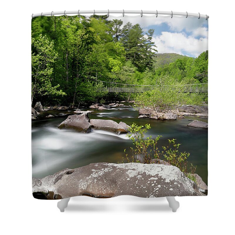 Cheoah Shower Curtain featuring the photograph Cheoah River by Nicholas Blackwell