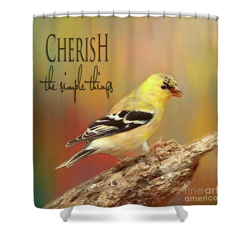 Inspiration Shower Curtain featuring the photograph Cherish by Darren Fisher