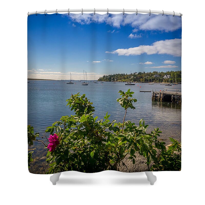 Canada Shower Curtain featuring the photograph Chester Harbour Yacht Club by Mark Llewellyn