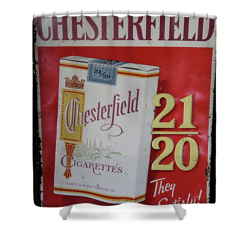 Chesterfield Shower Curtain featuring the photograph Chesterfield by Imagery-at- Work