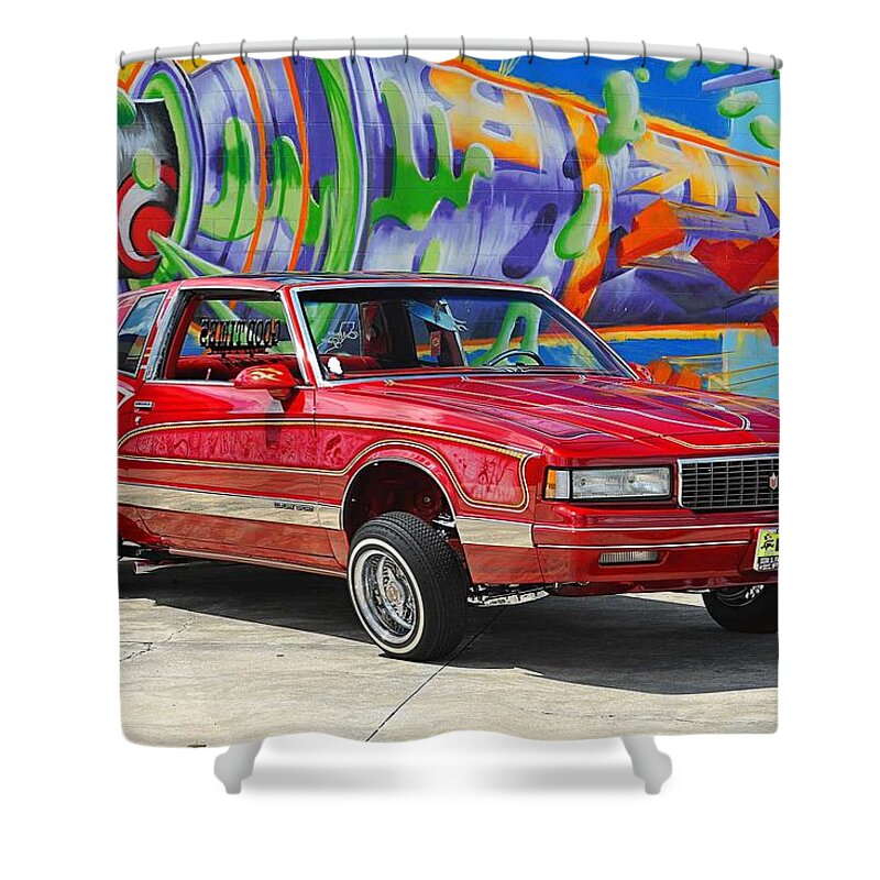Chevrolet Monte Carlo Shower Curtain featuring the photograph Chevrolet Monte Carlo by Jackie Russo