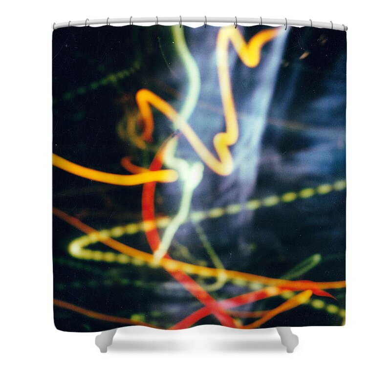 Squares Shower Curtain featuring the photograph Chicago lights 2 by JC Armbruster