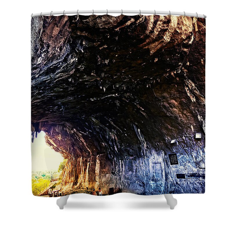 China Shower Curtain featuring the photograph China Guilin landscape scenery photography-25 by Artto Pan