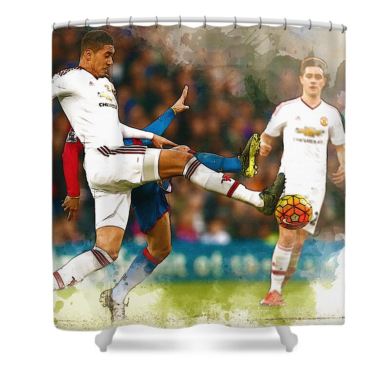 Chris Smalling Shower Curtains