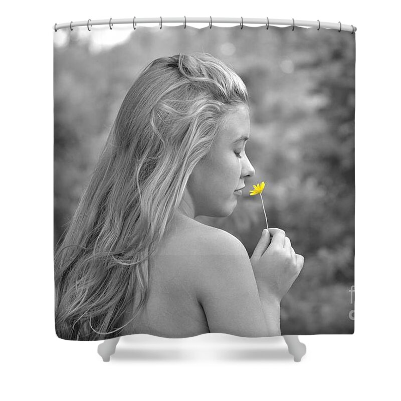 Girl Shower Curtain featuring the photograph Christina by Carolyn Mickulas