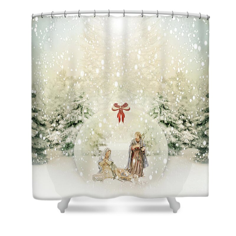 Christmas Shower Curtain featuring the photograph Christmas 2017 by John Anderson