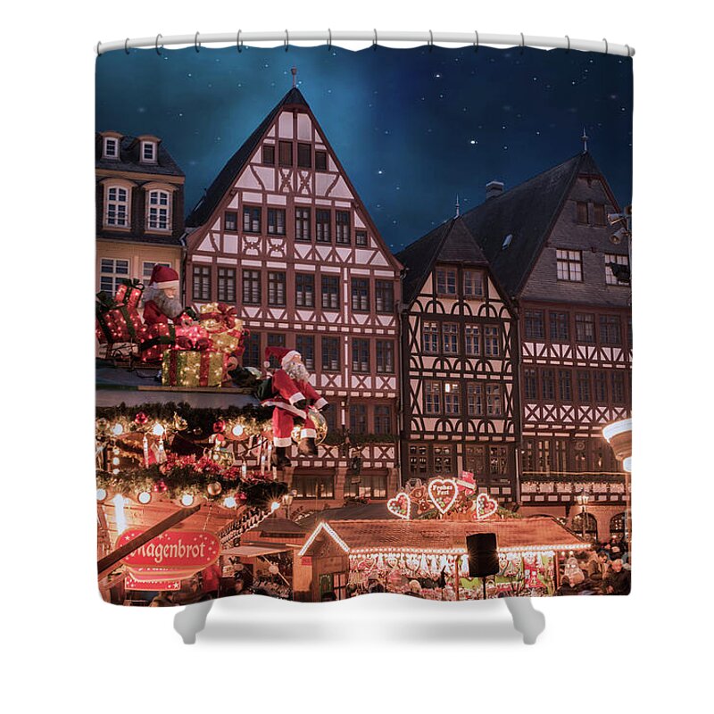 Advent Shower Curtain featuring the photograph Christmas Market by Juli Scalzi