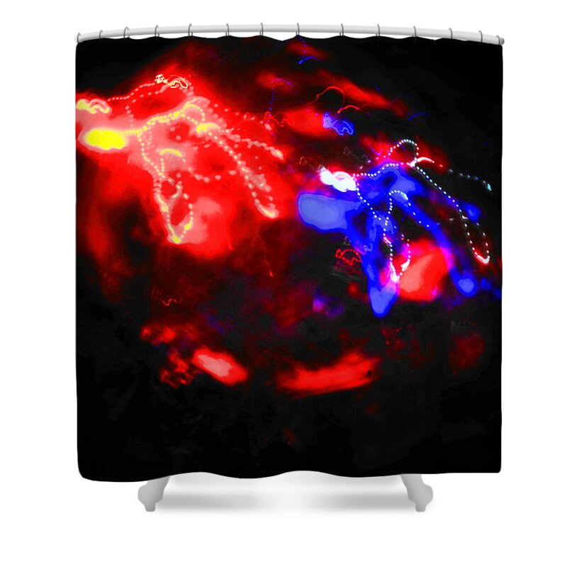  Shower Curtain featuring the photograph PI Square by Daniel Thompson