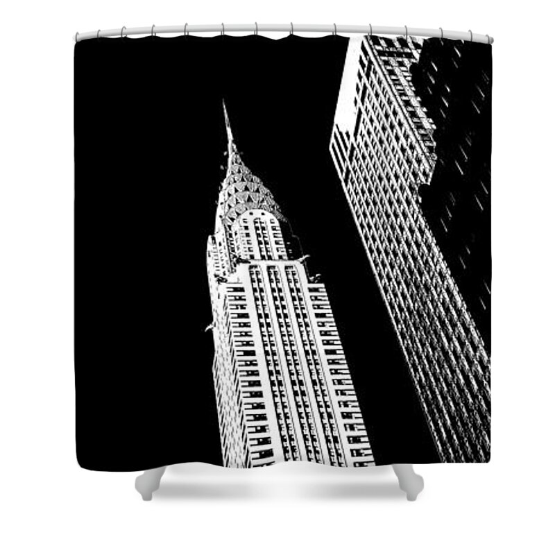 Chrysler Building Shower Curtain featuring the photograph Chrysler Nights by Az Jackson