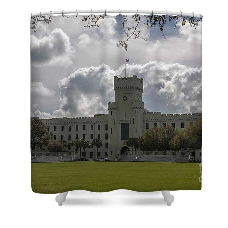 Citadel Shower Curtain featuring the photograph Citadel Military College by Dale Powell