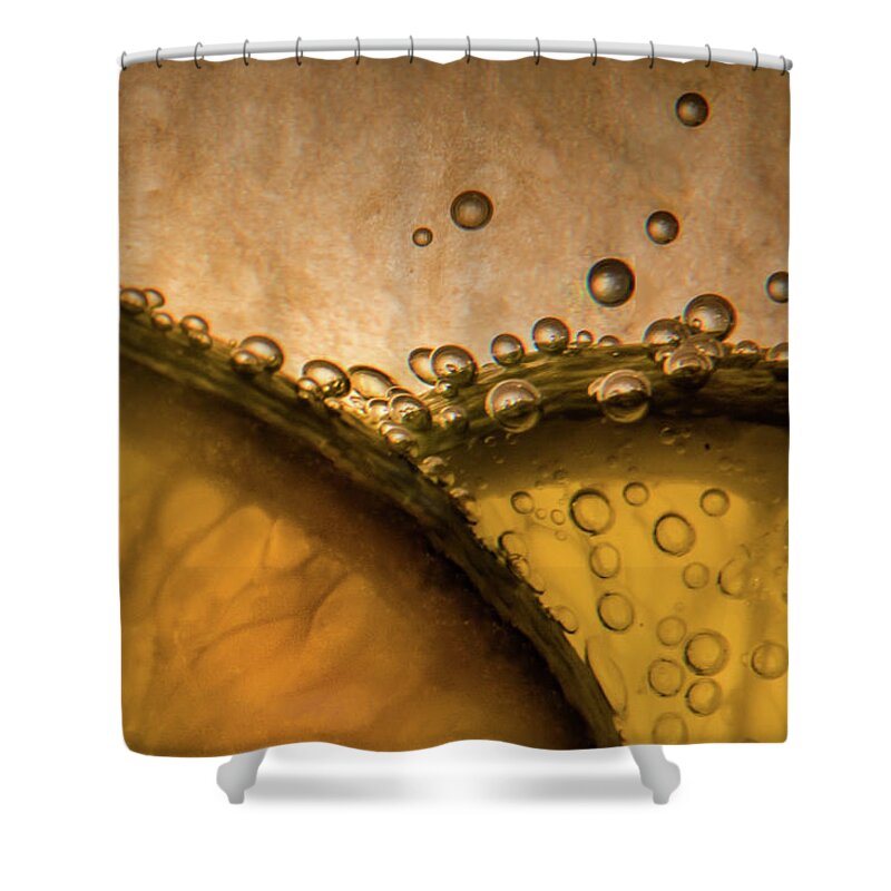 Citrus Shower Curtain featuring the photograph Citrus Abstract by James Woody