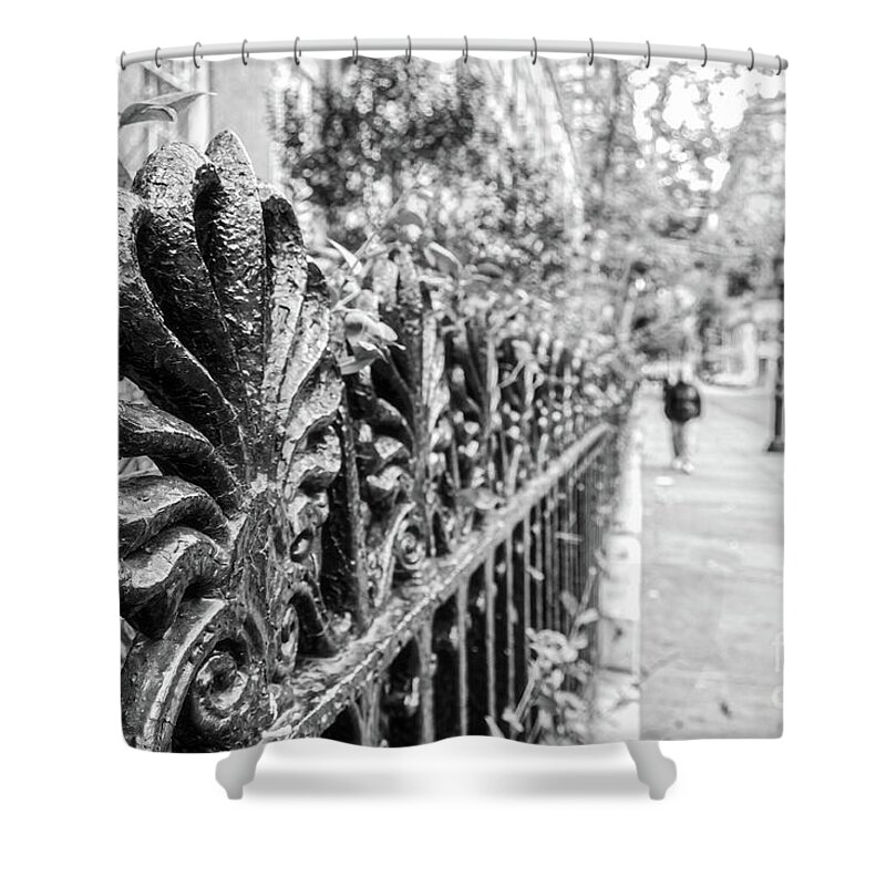 New York Shower Curtain featuring the photograph City Street by Ana V Ramirez