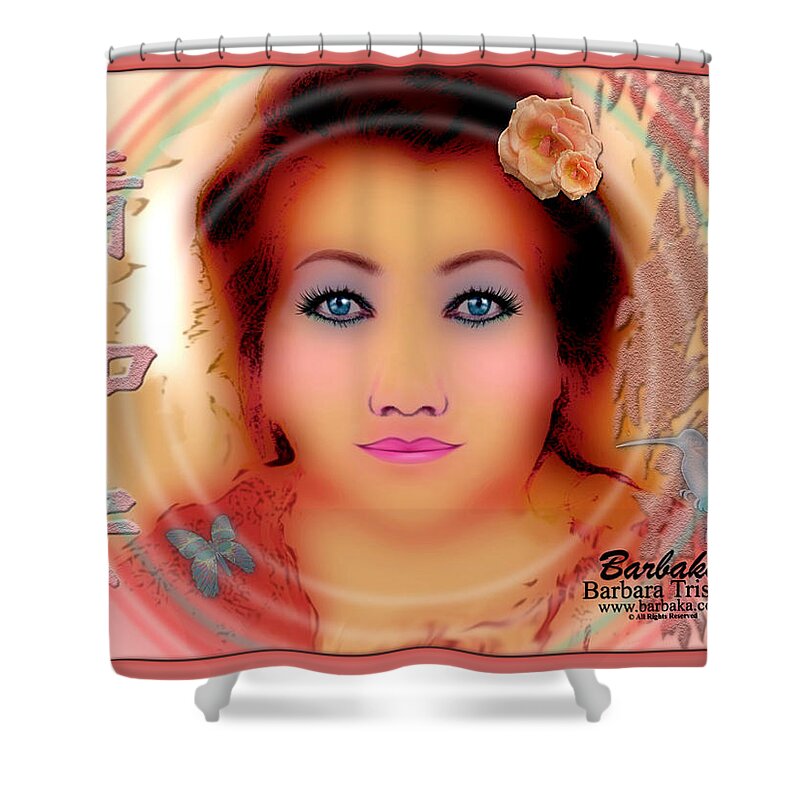 Spiritual Shower Curtain featuring the photograph Clarity Harmony Tranquility by Barbara Tristan