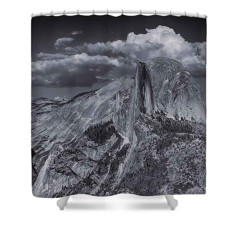 Half Dome Shower Curtain featuring the photograph Classic Half Dome by Bill Roberts