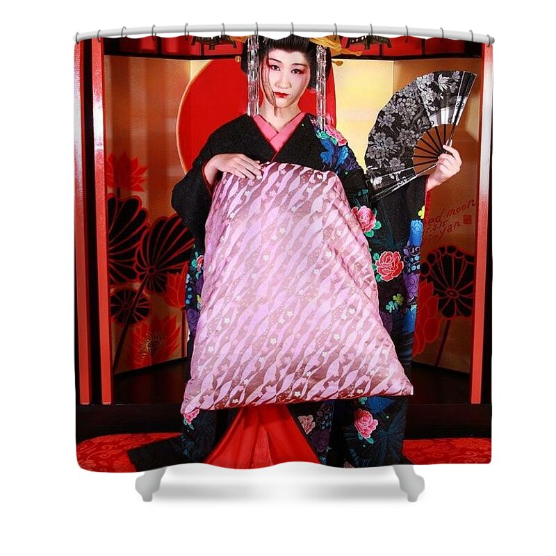  Shower Curtain featuring the photograph Classic Japanese lady by Eri Hashimoto