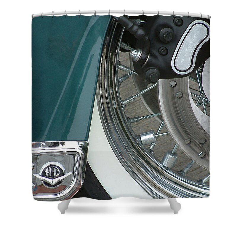 Harley Davidson Shower Curtain featuring the photograph Classics by Thomas Pipia