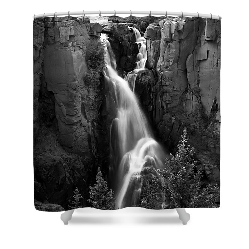 Clear Shower Curtain featuring the photograph Clear Creek Falls by Farol Tomson
