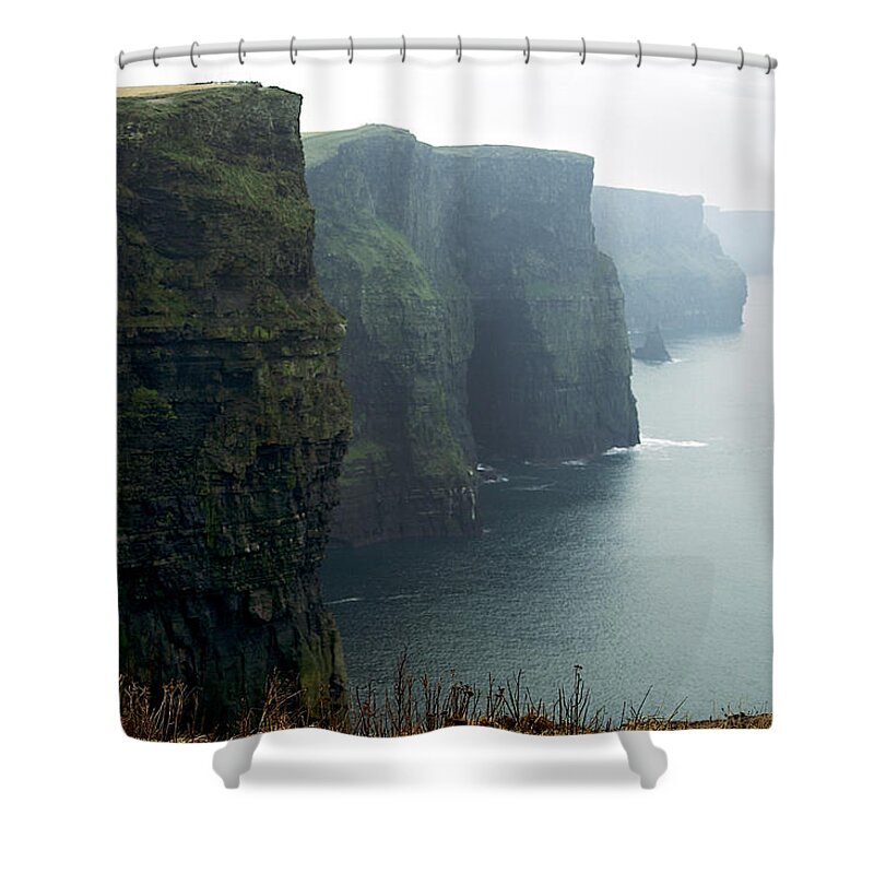 Lawrence Boothby Shower Curtain featuring the photograph Cliffs Of Moher by Lawrence Boothby