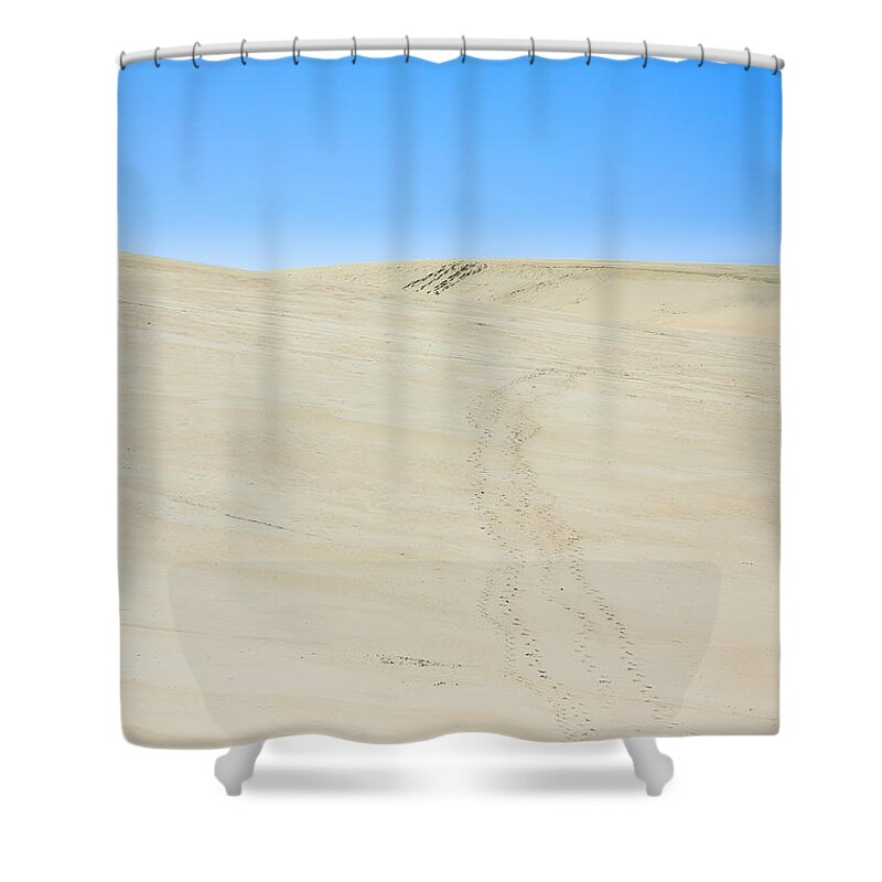 Dune Shower Curtain featuring the photograph Climb the Dune by Joni Eskridge