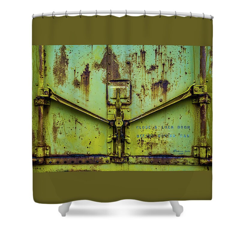 Lock Shower Curtain featuring the photograph Close And Lock by Marvin Spates
