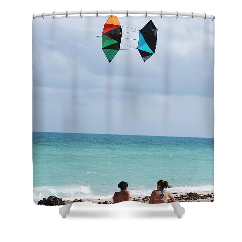 Sea Scape Shower Curtain featuring the photograph Close Encounters by Rob Hans