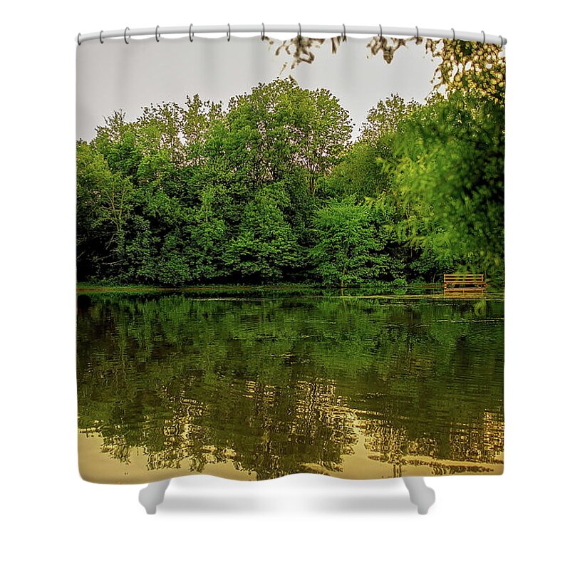 Closter Shower Curtain featuring the photograph Closter Nature Center by Jody Lane