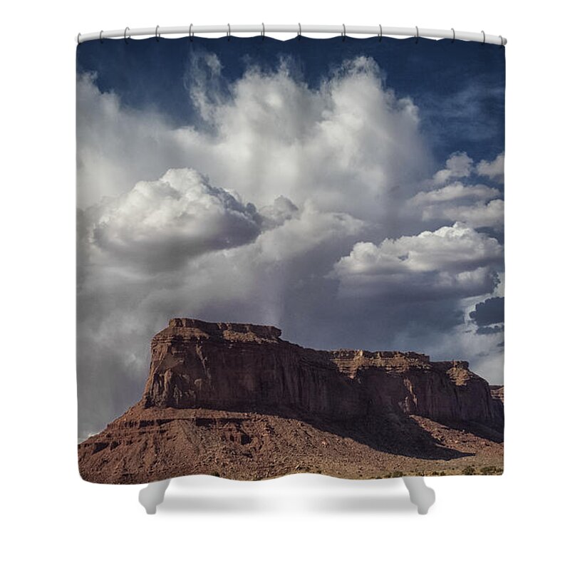 Arizona Shower Curtain featuring the photograph Cloud Burst by Robert Fawcett