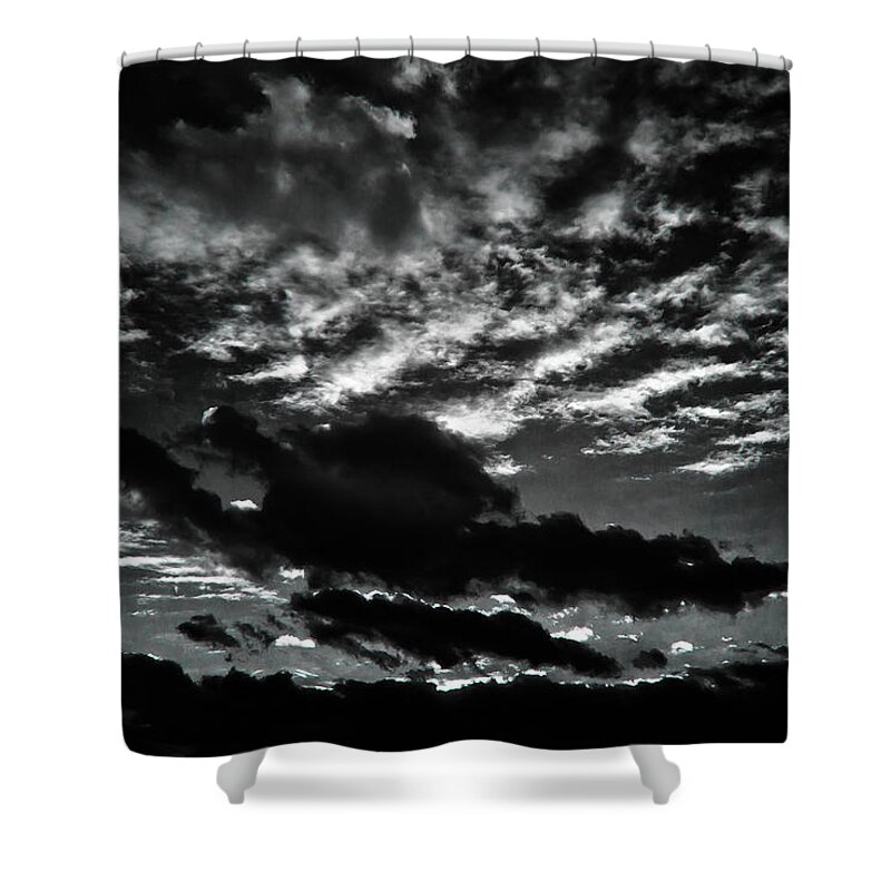 Medford Shower Curtain featuring the photograph Cloud Play by Louis Dallara