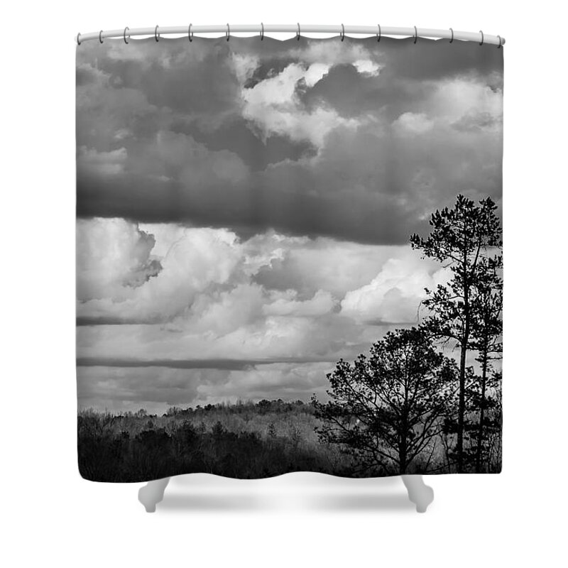 Clouds Shower Curtain featuring the photograph Clouds 2 by James L Bartlett