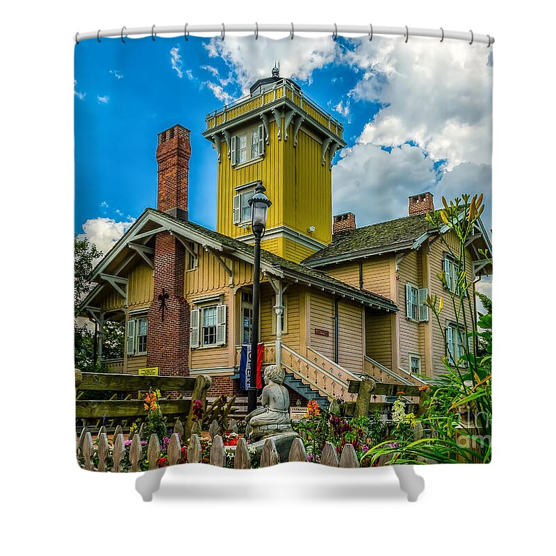 Jersey Shower Curtain featuring the photograph Clouds at Hereford by Nick Zelinsky Jr