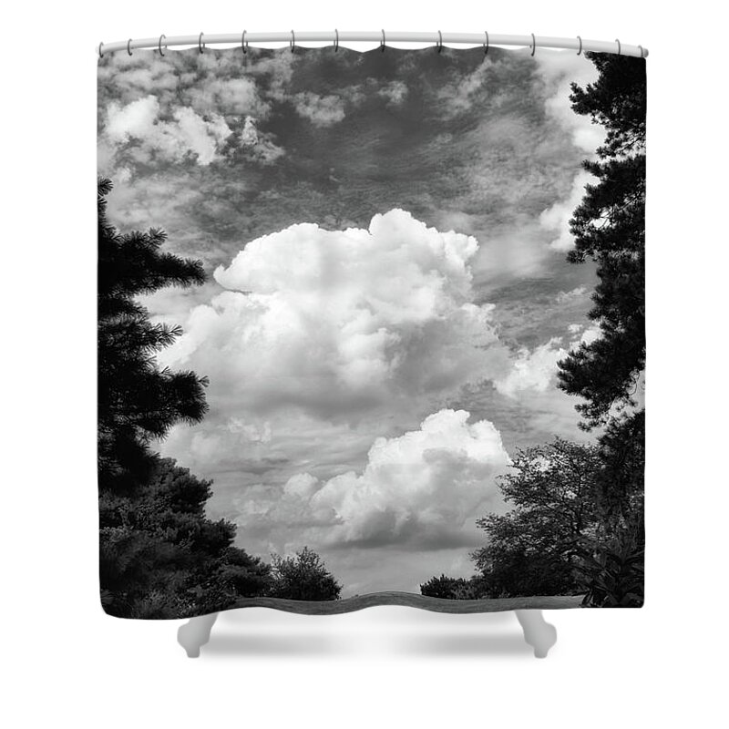 Clouds Shower Curtain featuring the photograph Clouds Illusions by Jessica Jenney
