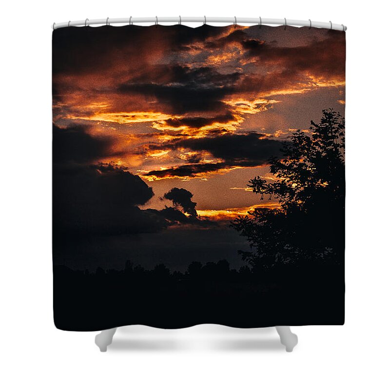  Shower Curtain featuring the photograph Clouds by Manuel Parini