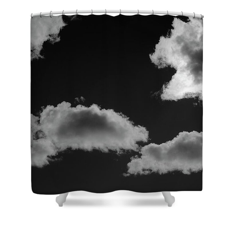 Atmosphere Shower Curtain featuring the photograph Cloudscape XVIII BW by David Gordon