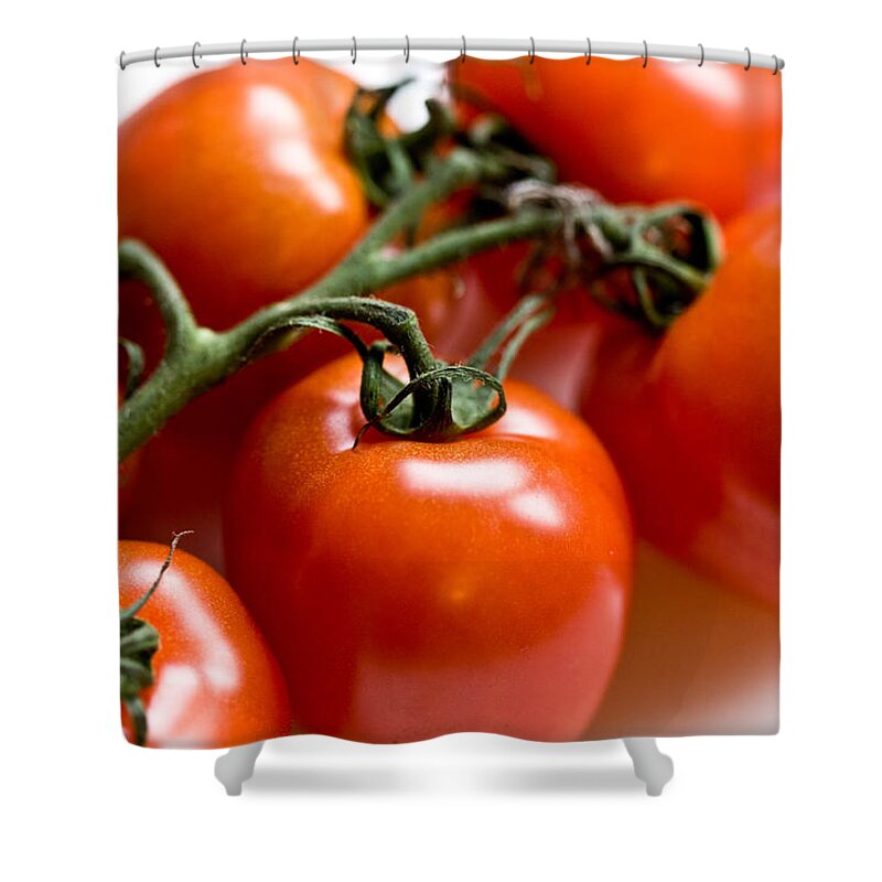 Canon Shower Curtain featuring the photograph Cluster of Tomatoes by Hakon Soreide