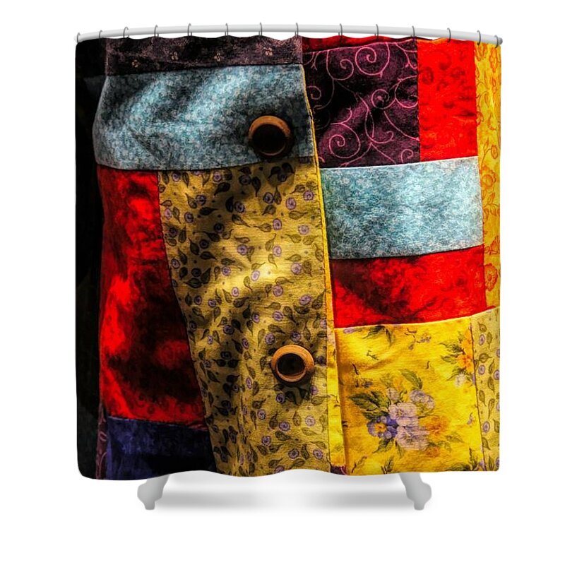 Nashville Shower Curtain featuring the photograph Coat Of Many Colors by Paulette Thomas