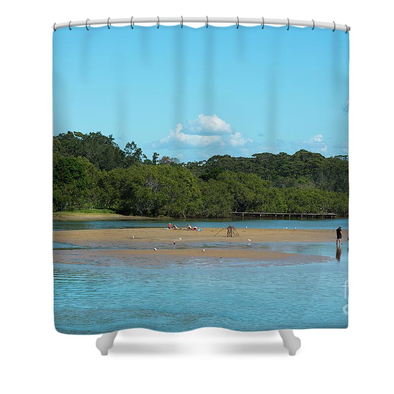 2017 Shower Curtain featuring the photograph Coffs creek by Andrew Michael