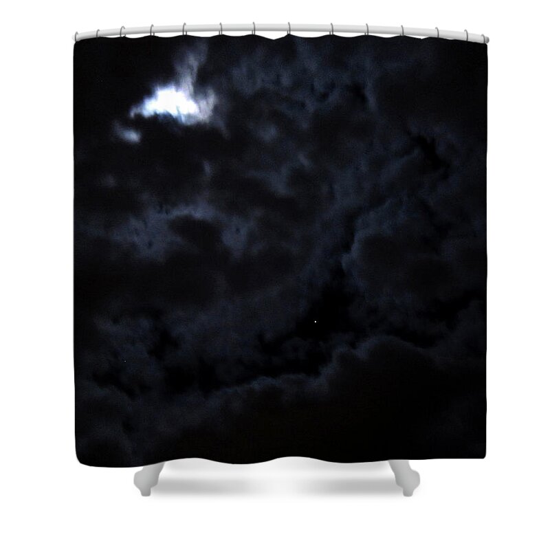  Shower Curtain featuring the photograph Cold Hearted Orb by Steve Fields