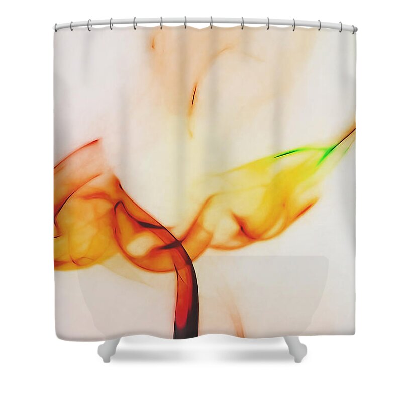 Scott Norris Photography Shower Curtain featuring the photograph Color and Smoke I by Scott Norris