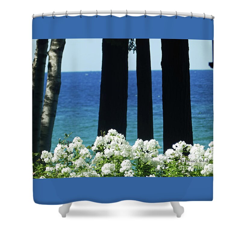 Garden Flowers Shower Curtain featuring the photograph Color Combination Flowers CC80 by Monica C Stovall