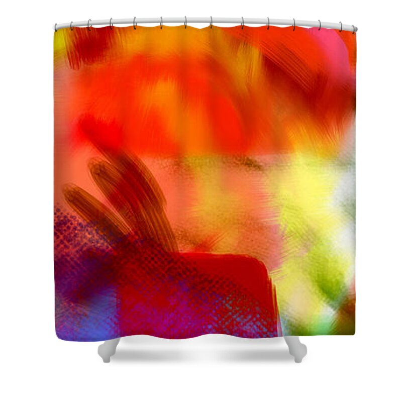 Color Shower Curtain featuring the digital art Color Fog by Joe Roache